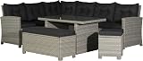 Backyard Furniture Barcelona 10 Seater Rattan Garden Set with Cushions view 1
