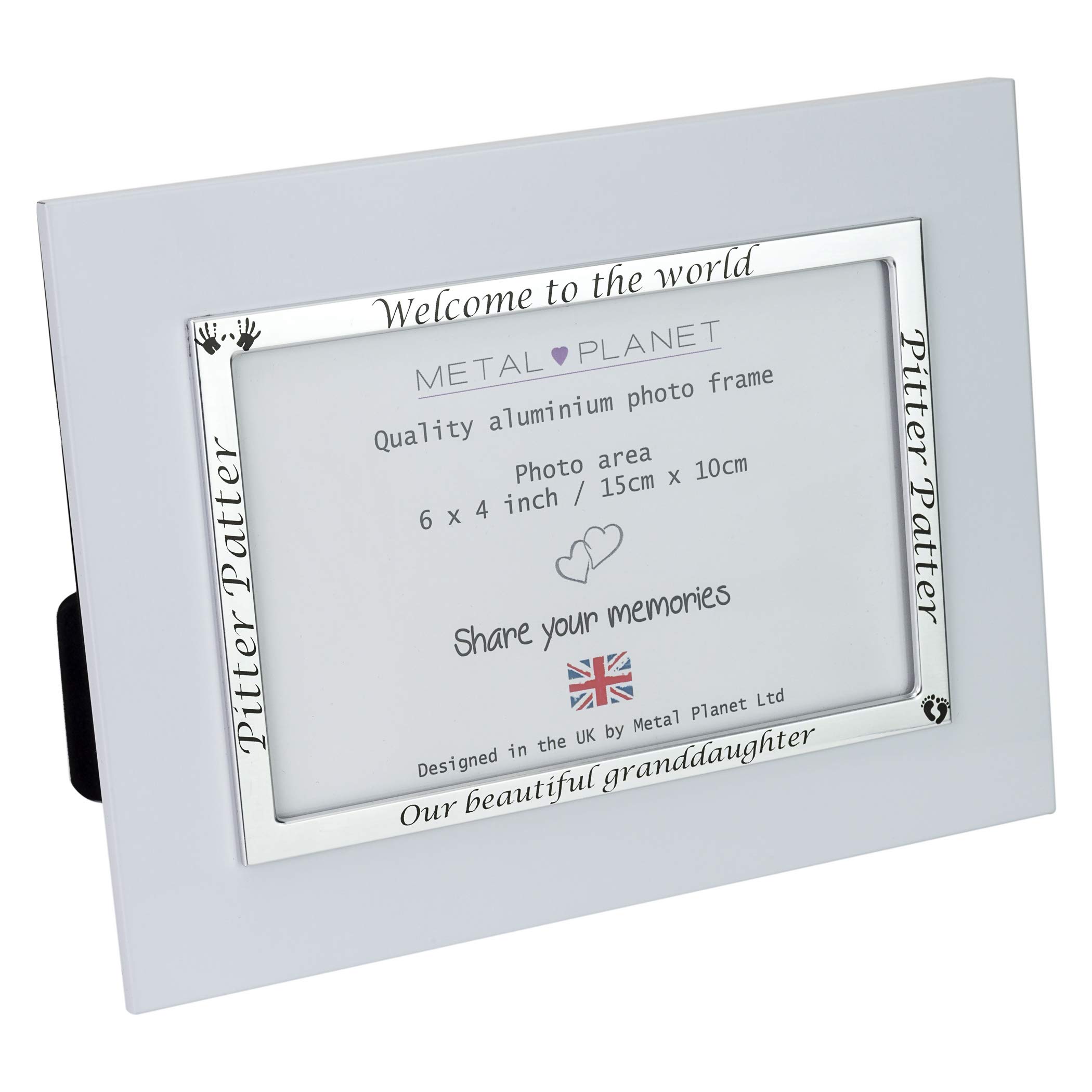 Metal Planet Ltd Beautiful granddaughter photo frame 6x4 inch photo size, Aluminium