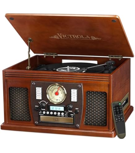 Amazon.com: ClearClick All-in-One Turntable with 3-Speed Record