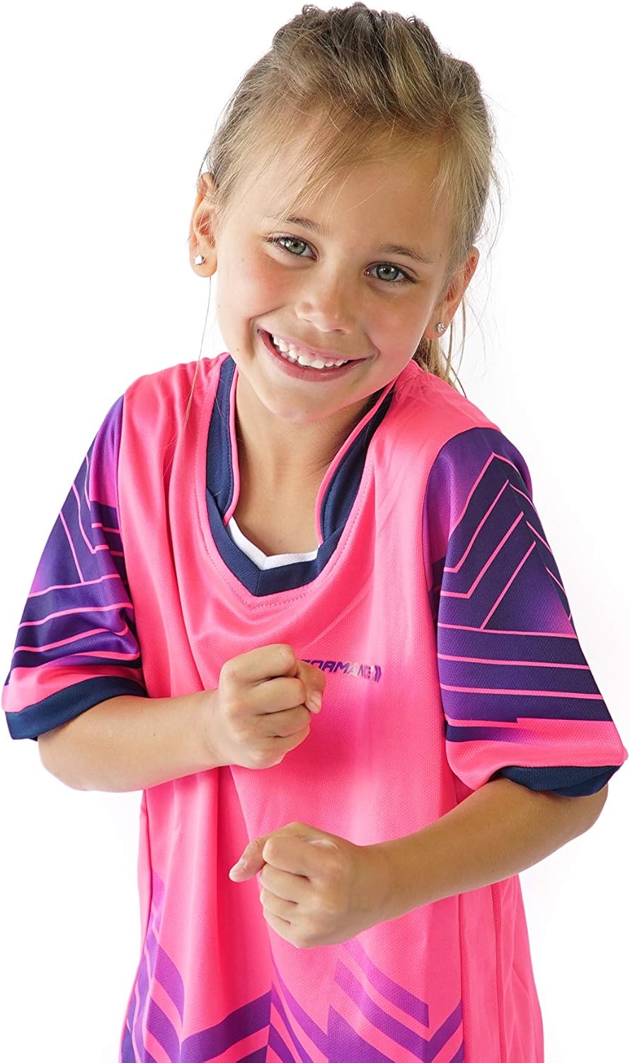 PAIRFORMANCE Boys' Soccer Jerseys Sports Team Training Uniform Age 6-12 Boys-Girls Youth Shirts and Shorts Set Indoor Soccer.: Clothing