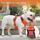 PoyPet No Pull Dog Harness Reflective Vest with Front & Back Leash Rings S view 2
