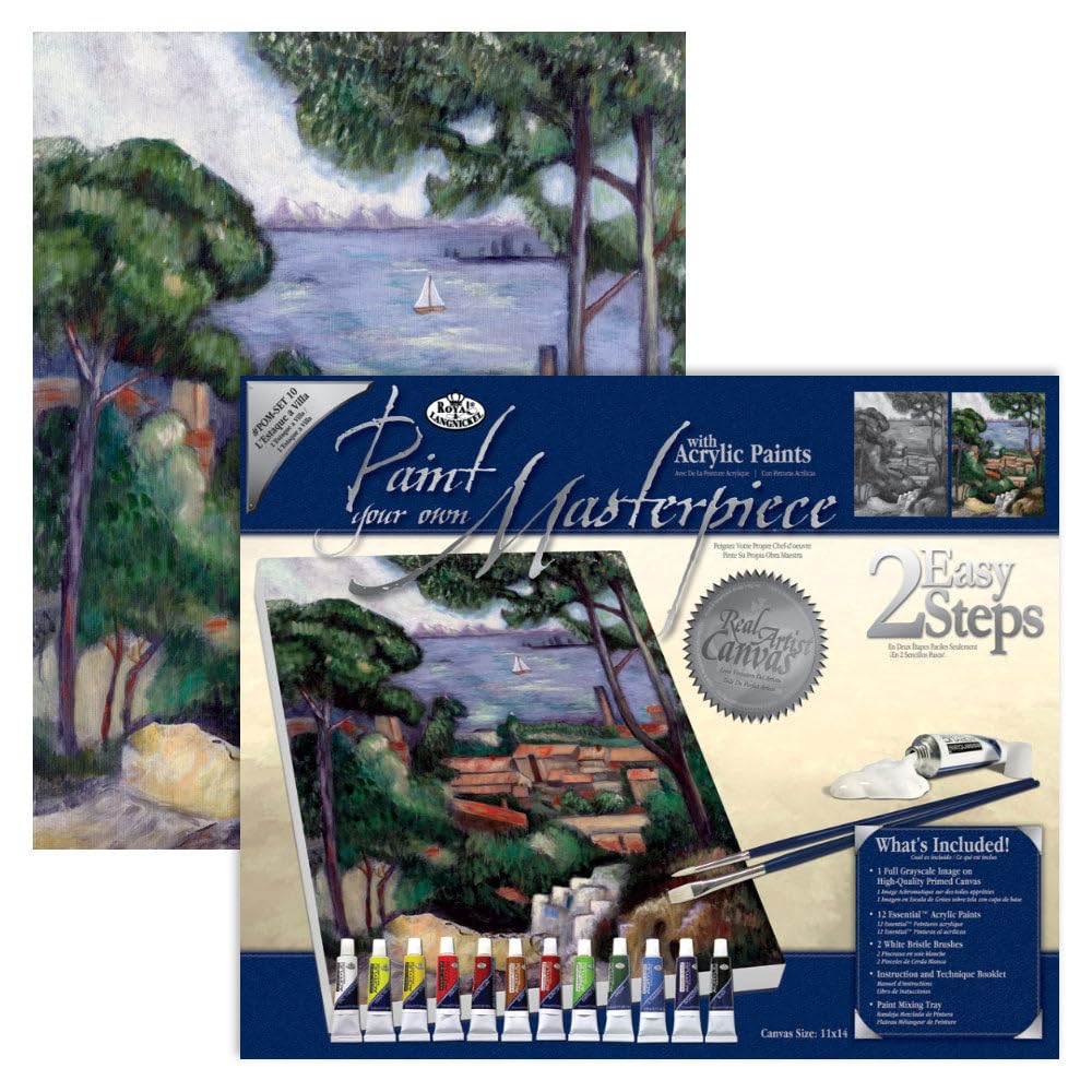 Royal & Langnickel Paint Your Own Masterpiece L'estaque A Villa Designed Painting Set