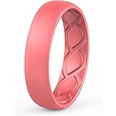 Saco Band Silicone Ring for Women - 6mm Width 1.9mm Thick