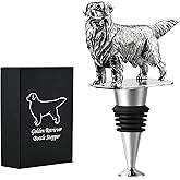 Golden Retriever Dog Wine Bottle Stopper, Golden Retriever Gifts with Gift Box, Wine Gifts Christmas Birthday Gifts for Women Men Dog Lovers, Wine Stopper for Wine Champagne Prosecco