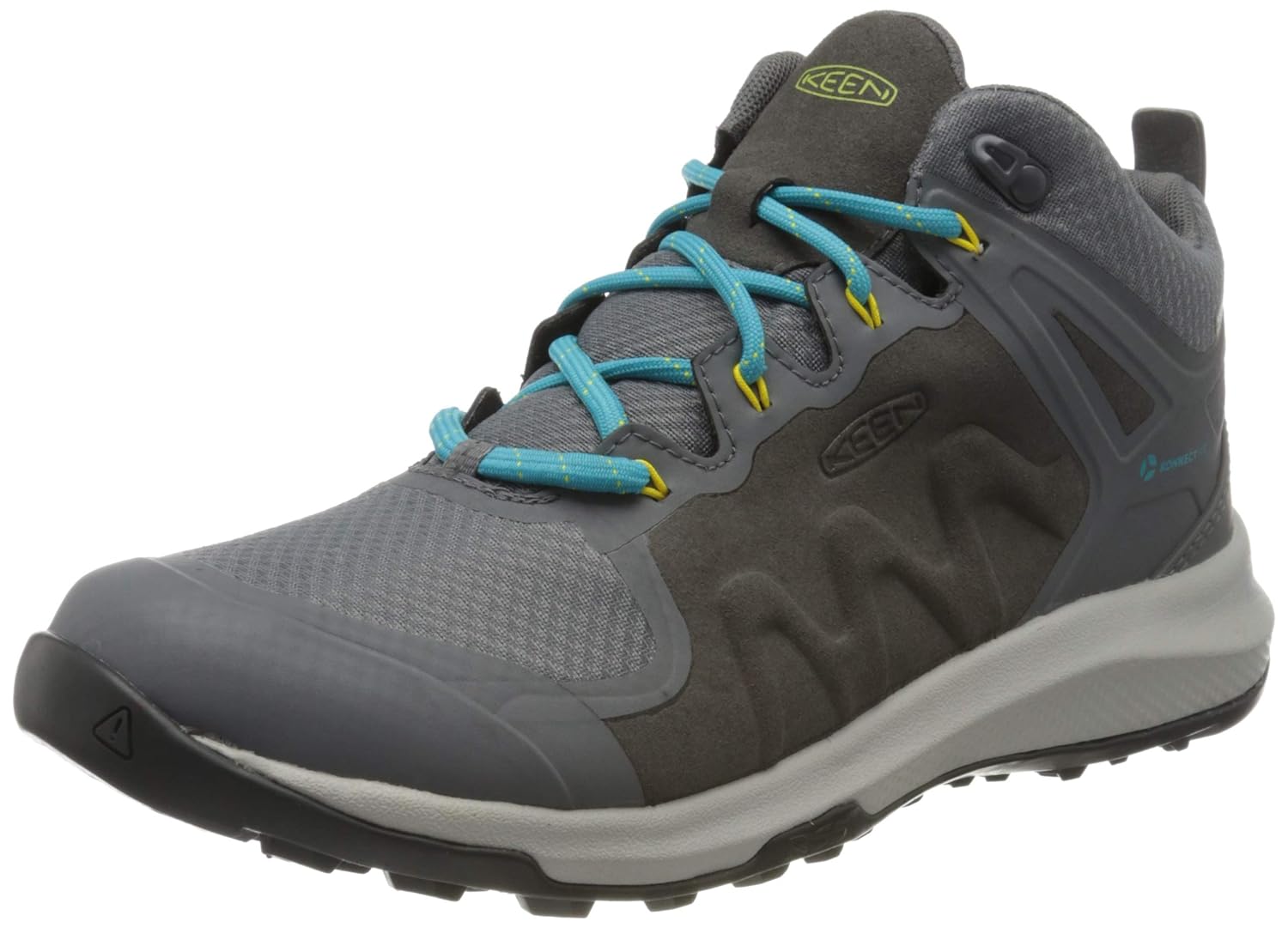 KEEN Women's Explore Mid, Imperméable High Rise Hiking Shoes, Black