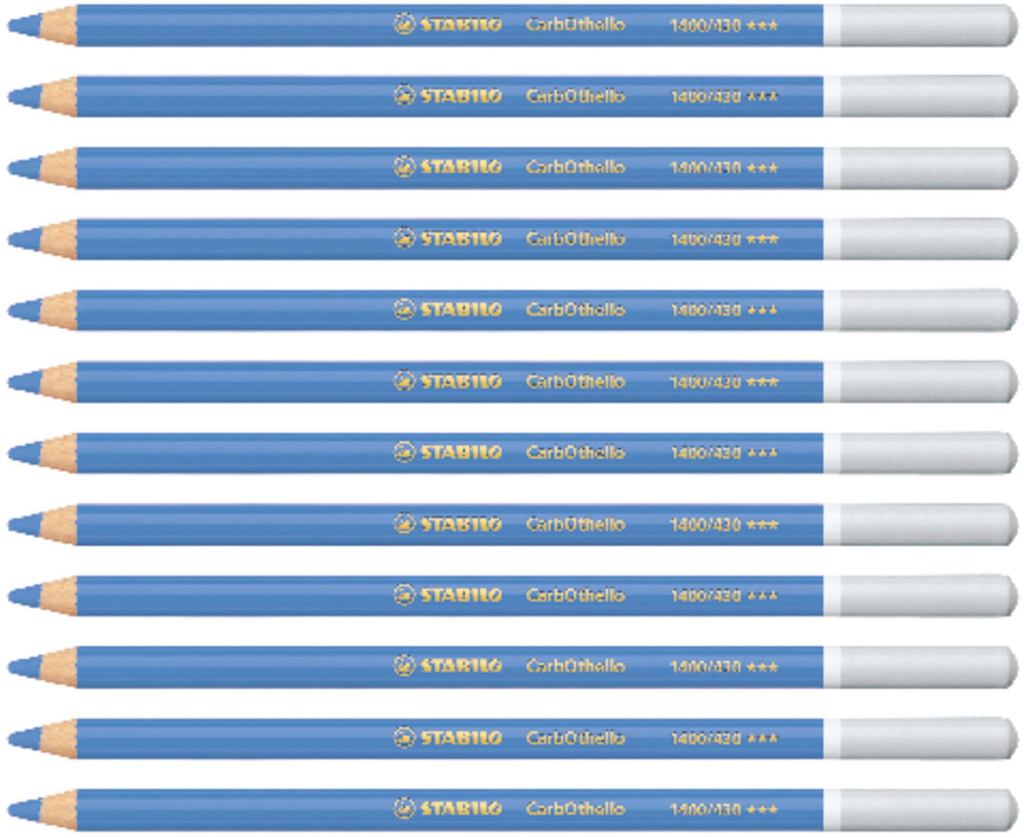 STABILO CarbOthello - Chalk-Pastel Pencil - Pack of 12 - Ultramarine Middle