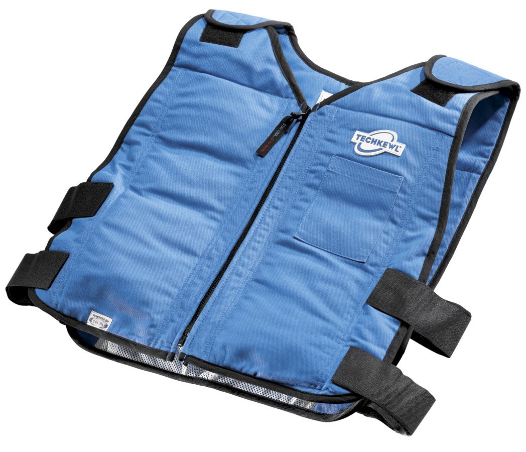 Fire Resistant冷却ベスト ブルー Banwearコットン 2 B007kjio7a L X ライフジャケットフローティングベスト 充実の品