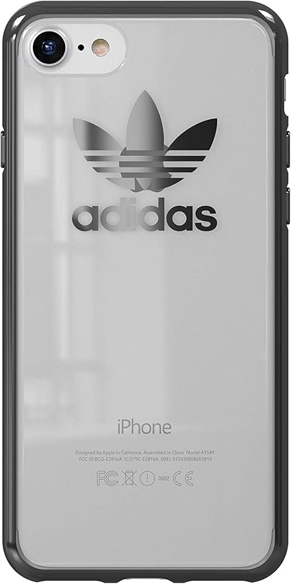 Amazon Co Jp アディダスオリジナルス Iphone7ケース Iphone8ケース クリア X ガンメタル ロゴ Adidas Originals Iphone 7 Clear X Gunmetal Logo 家電 カメラ