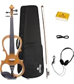 Amazon.com: Cecilio Silent Electric Solid Wood Violin Kit with