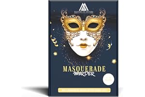 Replay-able Masquerade Murder Mystery Dinner Party Game for Up to 20 Adults - Host Your Own Dinner Party Game Night - Masquer