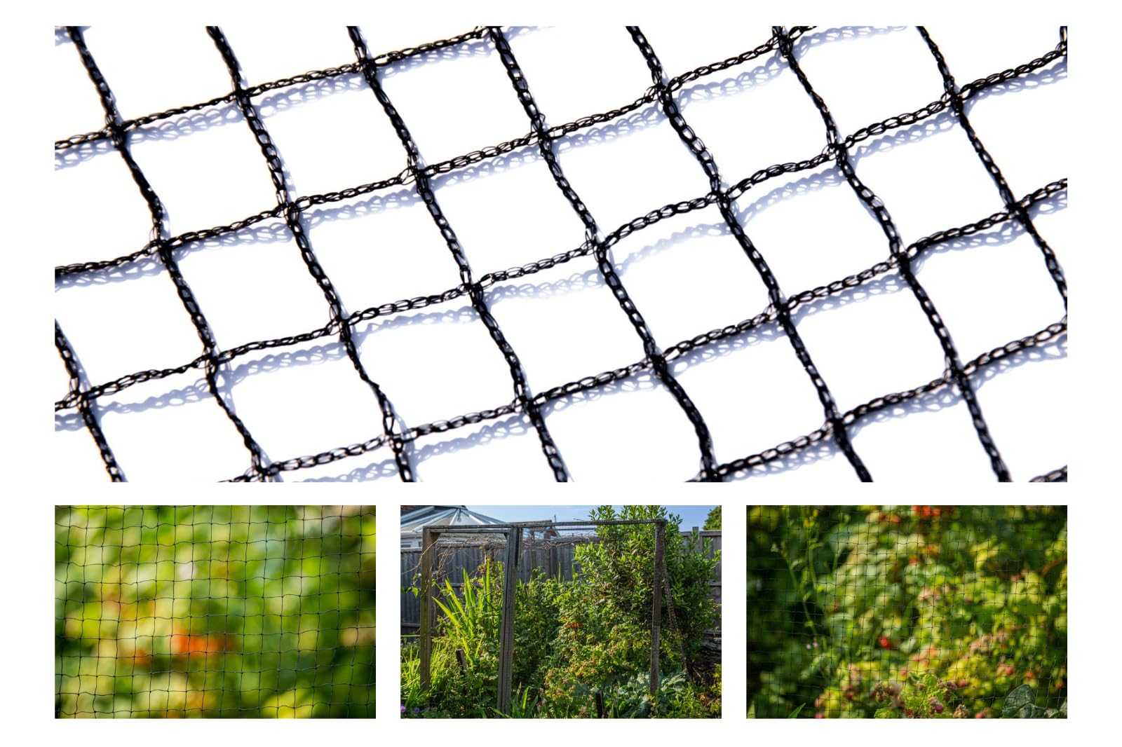 Pennine Gardens Heavy Duty 20mm Garden Netting Mesh Plant Protection to Stop Birds for Crops, Plants, Trees, Bushes, Ponds (2 x 20 m)