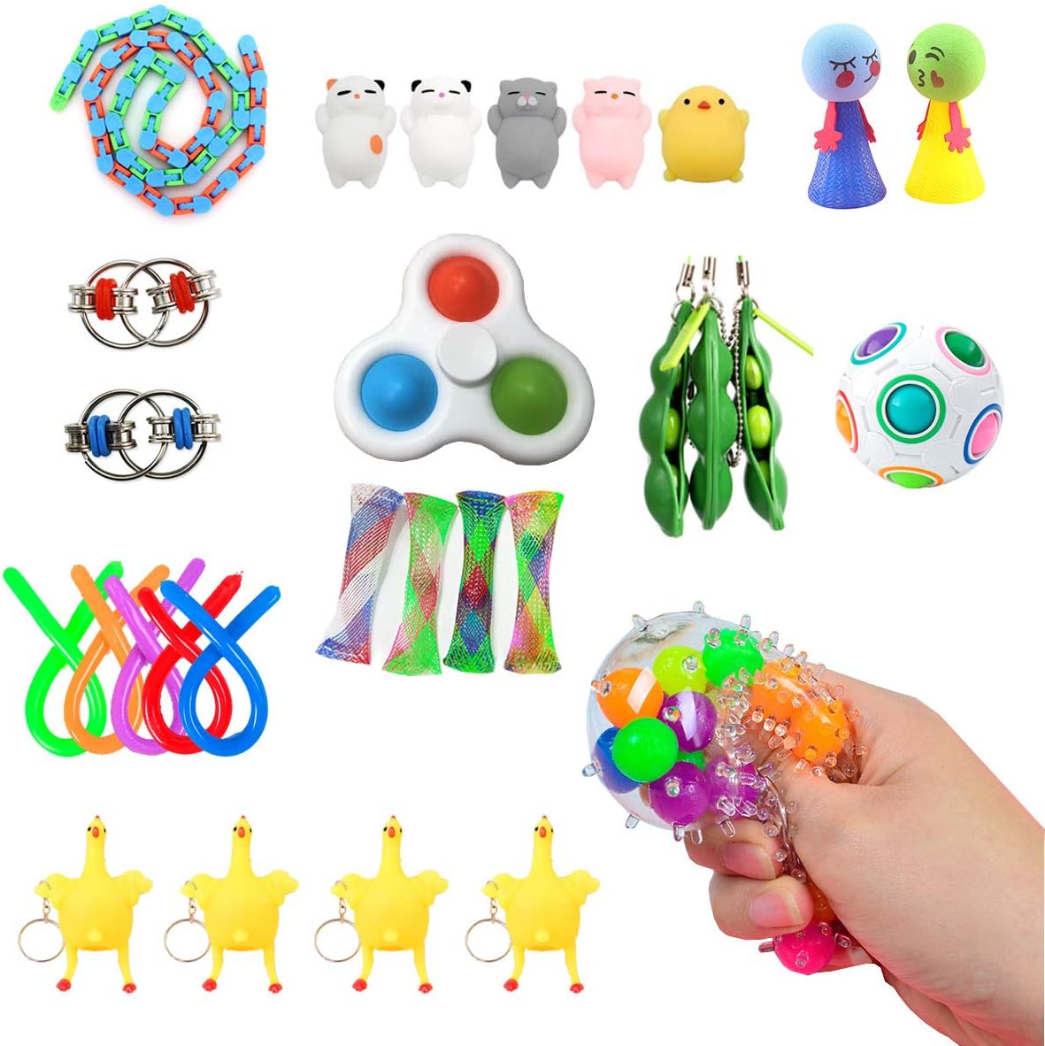 22piece sensory stress relief toy set, stress relief and anxiety