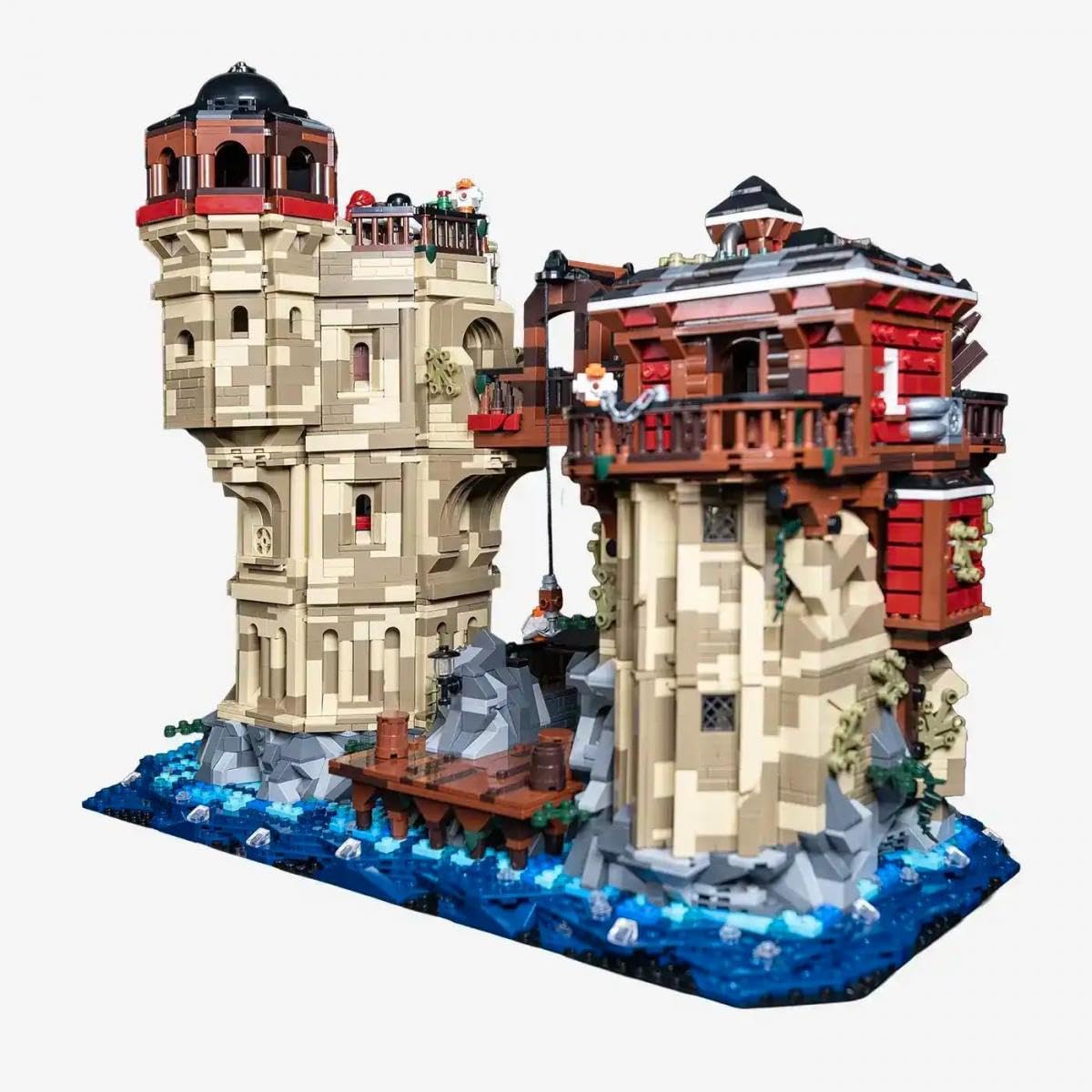 BlueBrixx Pro 108075 – Kraftwerk des Astronomen, 5350 Klemmbausteine, Astronomen Set, Geschenk für Architektur Fans, Standardsteine, Bausteine der Astronomen-Serie 2