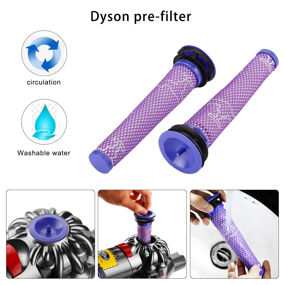 Replacement Battery Liion For Dyson V7 3000mAh Motorhead Cordless