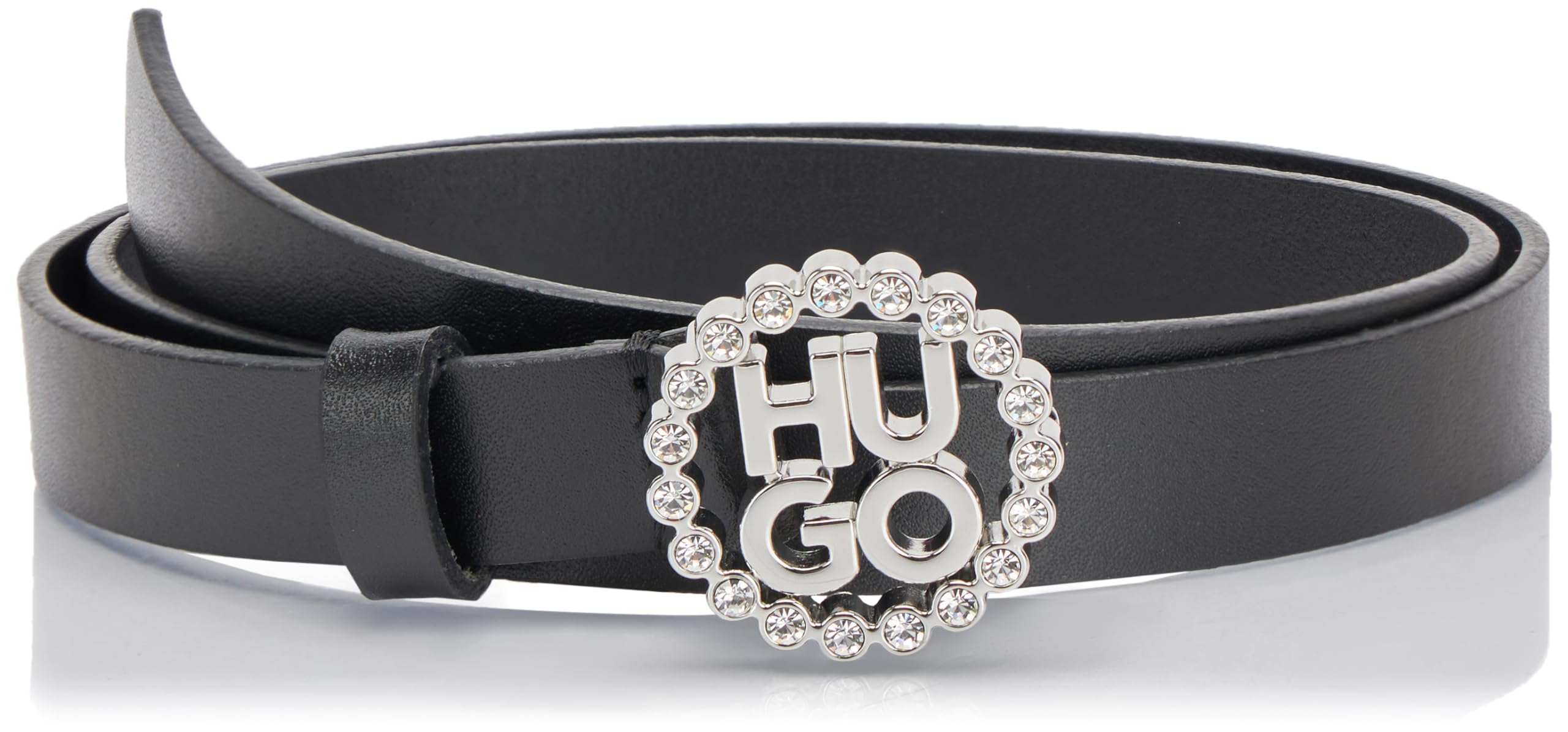 HUGO Women's Shirley_Sz20 Belt, Black1, 80