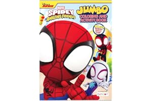 Marvel Spidy and His Amazing Friends 64-page Coloring and Activity Book, Spiderman, Bendon
