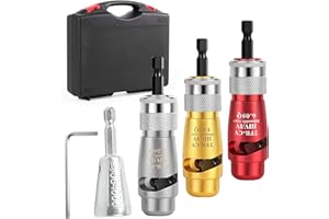 RAINYANUNITE Wire Stripper and Twister,2 in 1 Electric Wire Stripper and Crimping Tool 2024 New Portable Electric Wire Stripper Professional Electrician Tool Set Portable Wire Nut Twister for Power Drill