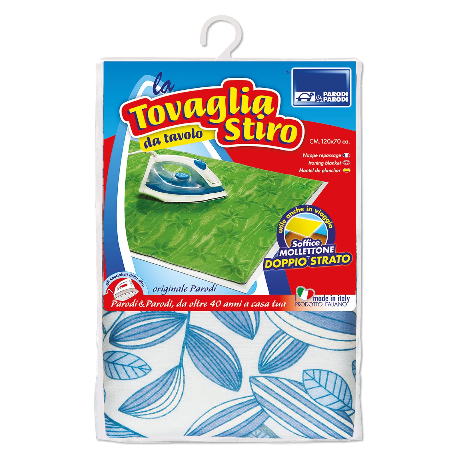 Parodi & Parodi Iron Tablecloth, COTTON, multicoloured, 20 x 38 x 4 cm