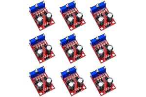 Haldzemo DC5-15V NE555 Pulse Frequency Duty Cycle Adjustable Module Square Wave Rectangular Wave Signal Generator Compatible for Arduino (9 Pack)