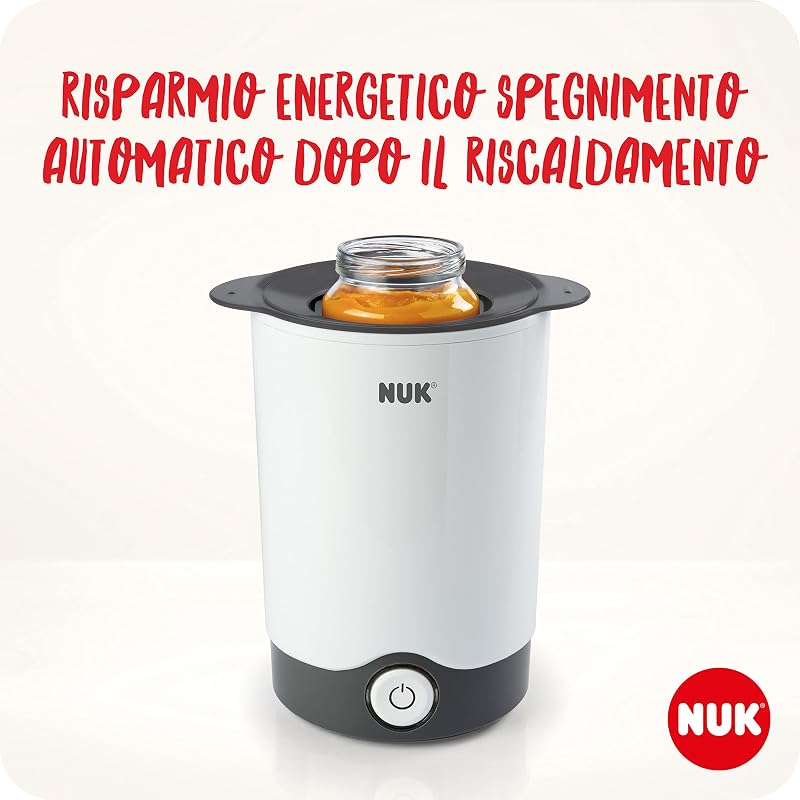Thermo Express scaldabiberon | Riscalda delicatamente cibi liquidi e pappe in 90 secondi | Spegnimento automatico | Cestello estraibile per una semplice rimozione | Spina europea a 2 poli