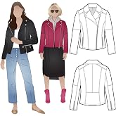 Style Arc Sewing Pattern - Ziggi Jacket (Sizes 18-30)