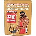 Bulkcakes Protein Pancake Mix (1LB) - Super Fluffy & Just-Add-Water, 21g Protein, 230 Calories, Healthy Pancake & Waffle Mix, Buttermilk, Whey Protein, 1lb, Low Carb, 16oz