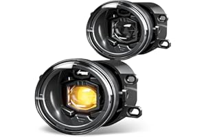 Upgraded 2PCS Yellow Fog Lights Assembly for 2016-2023 Toyota Tacoma, 2014-2023 4Runner, 2014-2019 Tundra, 2007-2014 Camry, 2