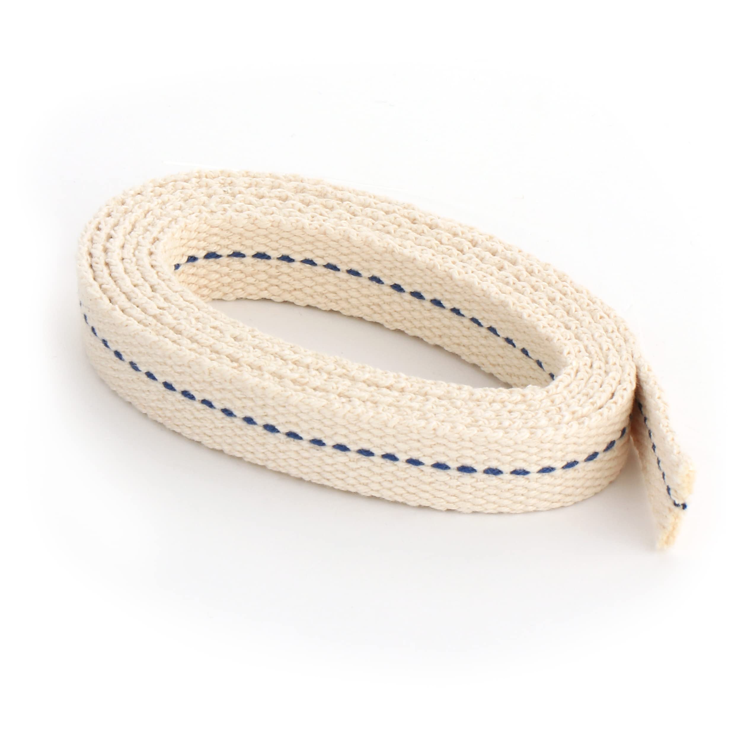 NKlaus 1 Meter 12,5mm 100% Natural Cotton Lamp Wick Flat Strand Wick Lantern Wick for Oil Burner Oil Lamp with Cleaned Petroleum 1296