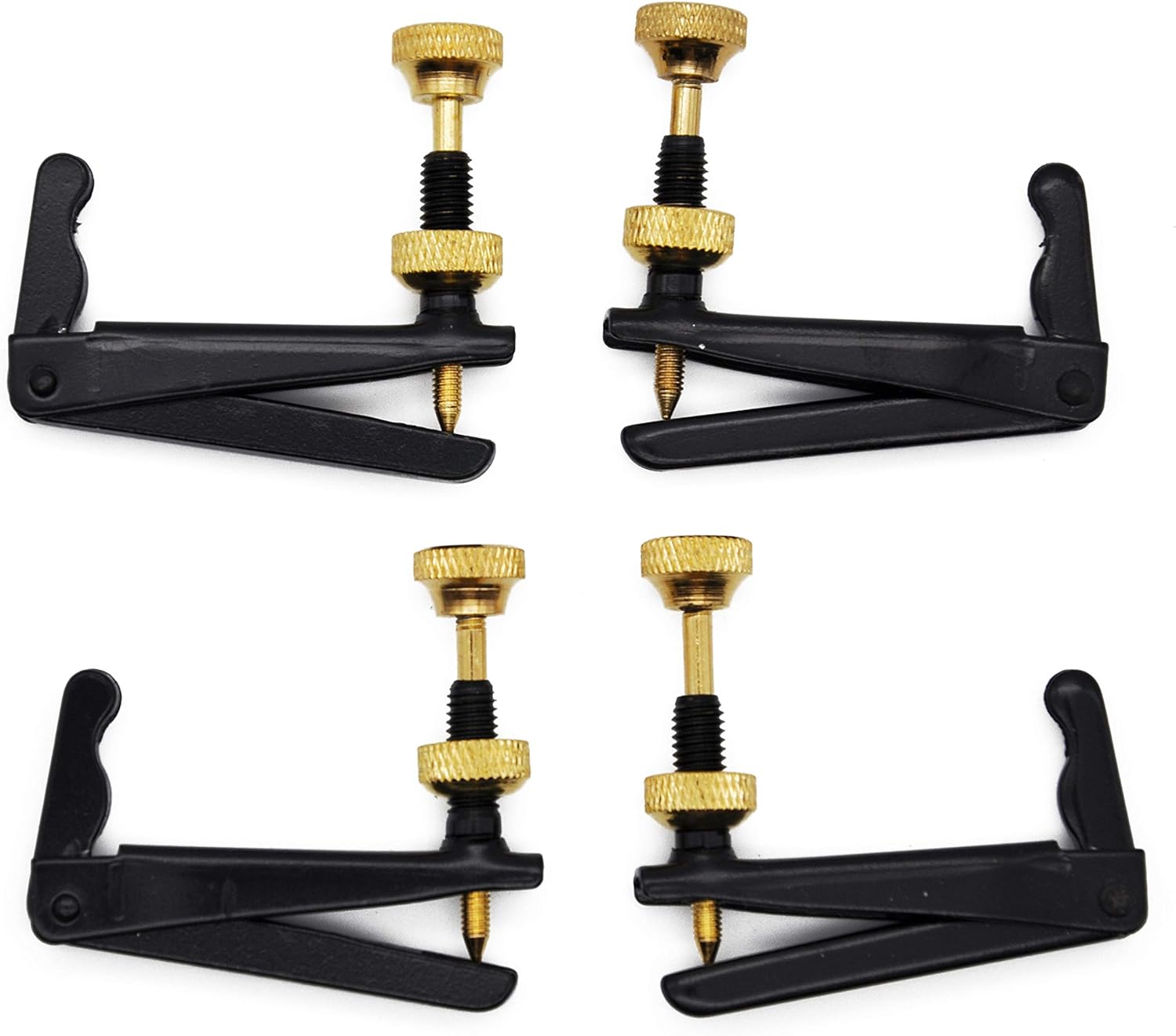 4 Soundman® Fine Tuners for 4/4 Cello (Colour: Black) 4 pcs