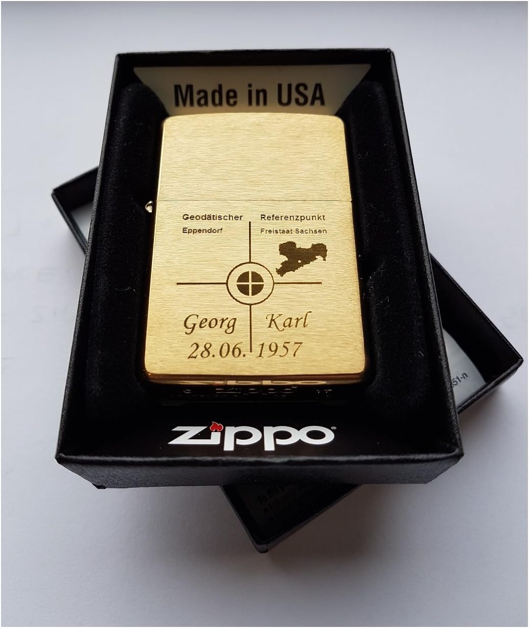 Zippo encendedor, grabado [Personalizable]: Amazon.es: Hogar