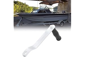 Acouto Winch Handle 8.1in Ergonomic Winch Handle Crank Comfortable Grip Replacement Universal for Marine Boat Trailer