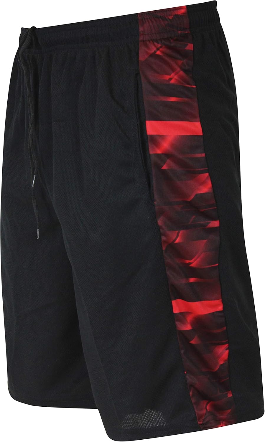 Real Essentials Men's Active Athletic Performance Shorts with Pockets - 5 Pack at  Men’s Clothing store