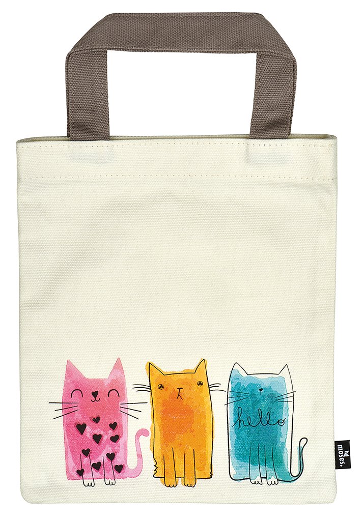 Moses. 83061 Cat Trio Book Bag for Book Lovers
