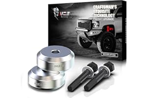 MZS 1.5" Leveling Kit Front Coil Spring Suspension Lift Strut Spacers Compatible with 2005-2025 F250 F350 Super Duty 4WD