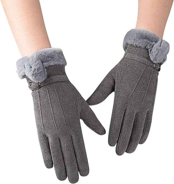 Amazon 手袋 レディース Arzer グローブ 裏起毛 スエード 保温 防寒 通学 通勤 保温性抜群 五本指 スエード 冬 秋 かわいい クリスマス 誕生日 暖かい ギフト プレゼント 手袋 通販
