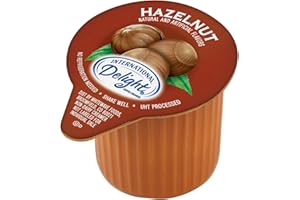 International Delight, SingleServe Coffee Creamers Pack of 1 Shelf Stable NonDairy Flavored Coffee Creamer Great for Home Use Offices Parties or Group Events, Hazelnut, 192 Count, (Pack of 192)
