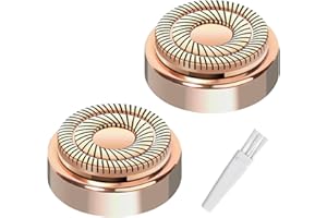 YOUNGPRO Generation 2 Replacement Heads for Flawless Facial Hair Remover Compatible with Flawless Replacement Heads,Fit for Flawless Replacement Heads Gen 2 for Flawless Facial Hair Removal for Women,2 Count.