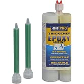 AWF-PRO (450 mL) Thickened, Non-Sag, Wood Repair Epoxy Adhesive for Rot Repair, Structural Bonding, Filling, &amp; Sealing Wood, Fiberglass, Concrete, &amp; More, Pack of 1