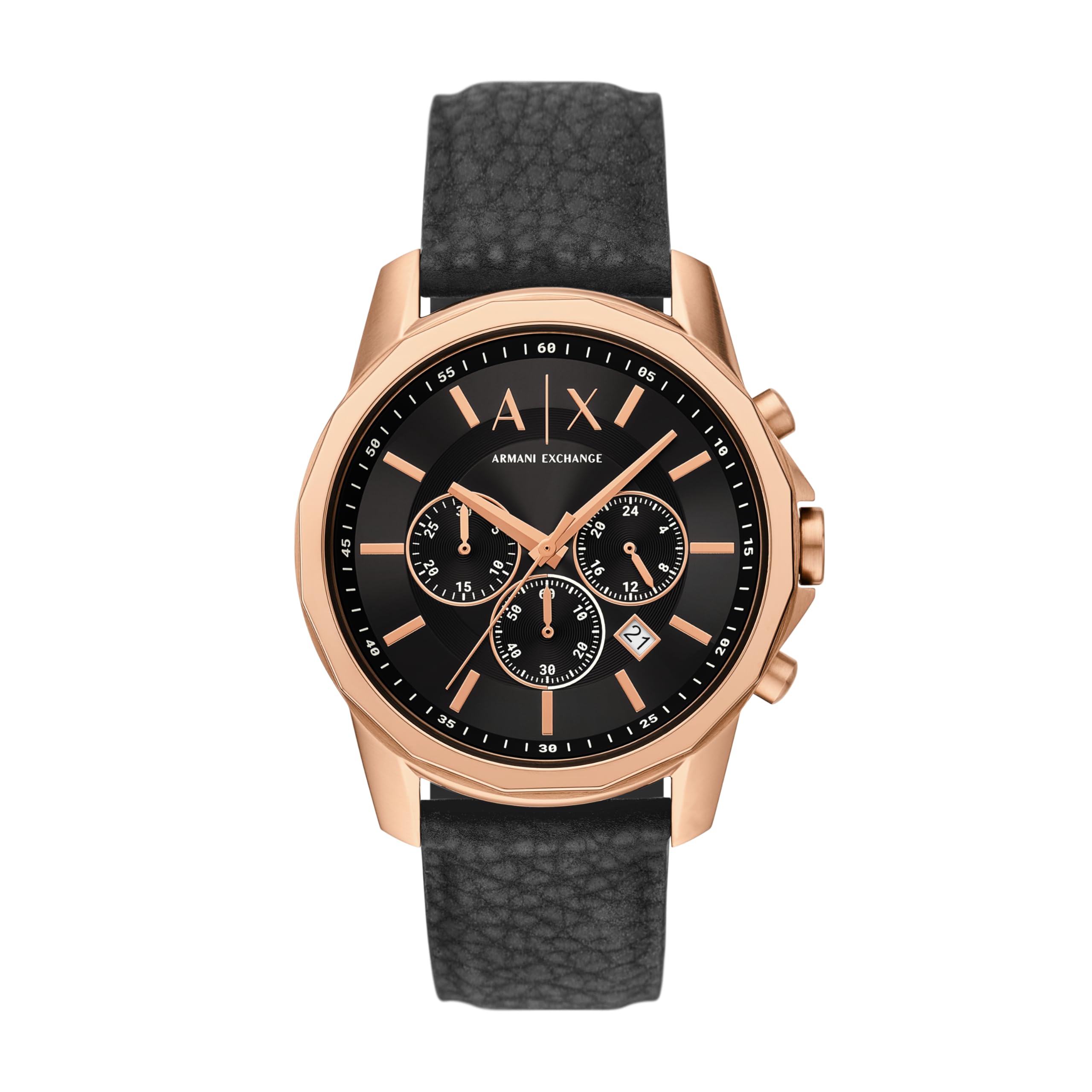 Armani Exchange A|X Men's Chronograph Black Rubber Watch (Model: AX1769) Image