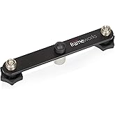 Gator Frameworks 1-to-2 Mic Mount Bar with Standard 5/8-Inch Thread Suitable for Most Microphone Stands Boom Arms (GFWMIC1TO2