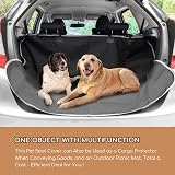 Nobleza Dog Seat Cover No-Skirt Waterproof Car Back Seat Protector 140x110 view 6