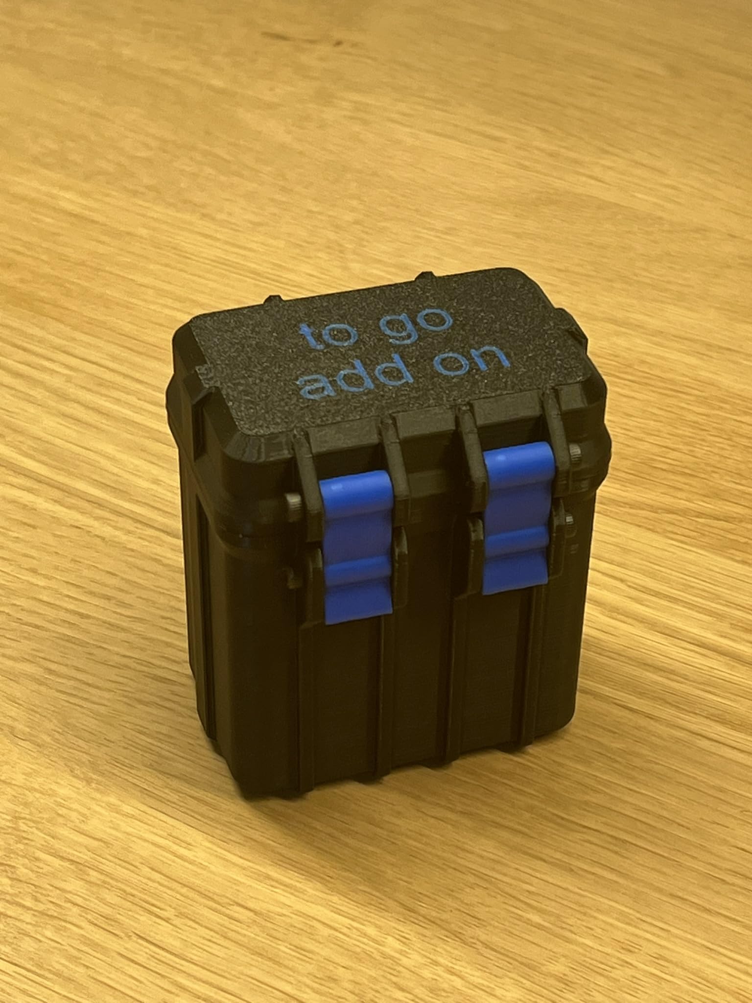 Selfmade Shock Cutlery with Box + Cube + Cup - Knobel's Cutlery Shocks Knobels (To Go Add On, Blue)