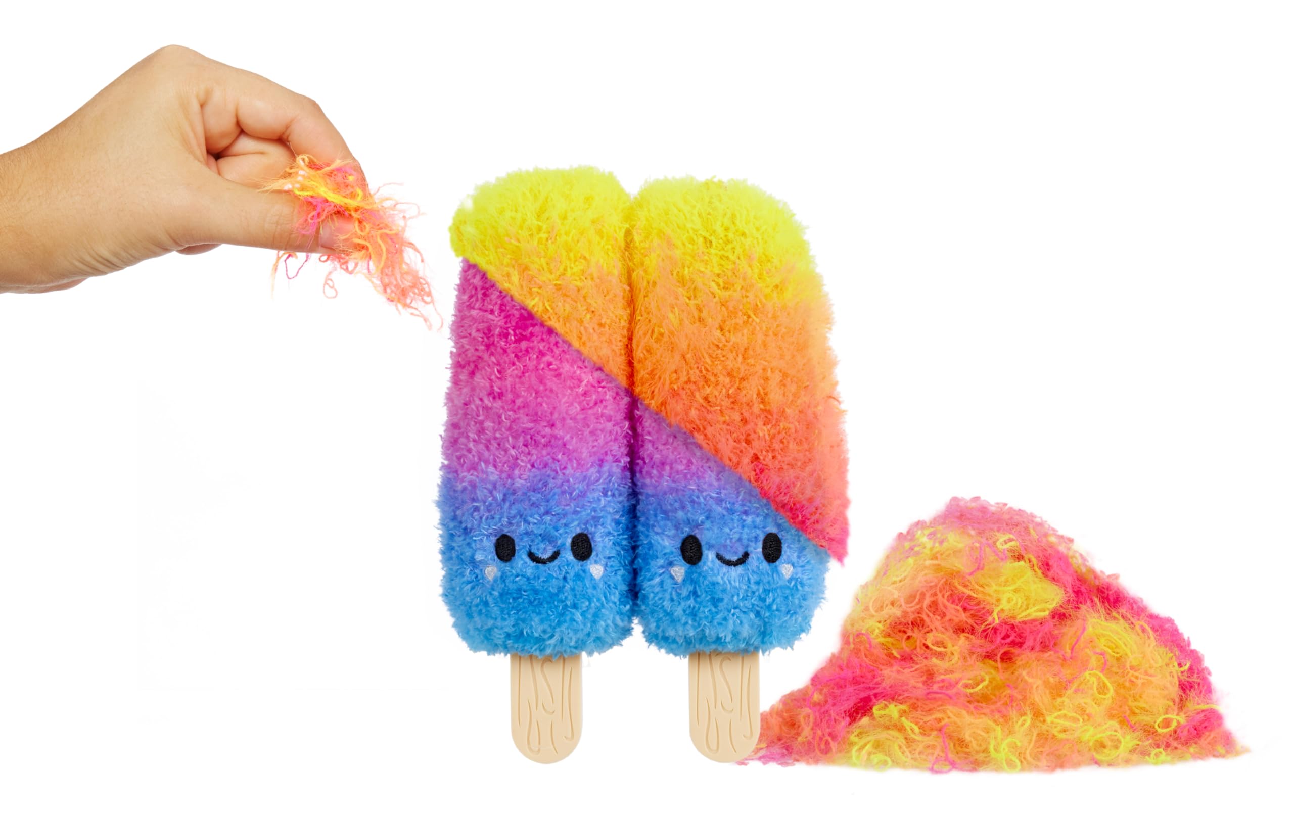 Fluffie Stuffiez Small Collectible Plush - Ice Pops - Surprise Reveal Unboxing -Huggable Ultra Fluff DIY Plush from the Treats Family - Tactile Play and Fidget - For Kids Ages 4+ — image 1