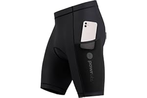 POWR LABS Padded Bike Shorts for Men with Pockets, Biking Shorts for Men, Mens Cycling Shorts, Mens Bike Shorts