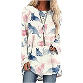 MARSVOVO Cat Sweatshirt For Women Long Sleeve Shirt Cute Cat Graphic Casual Plus Size Pullover Tops Women