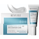 Revuele Double Hyaluron + B5 Eye Contour Care, Hydrating Eye Cream with Provitamin B5 &amp; Dual Hyaluronic Acid, Smooth-Looking Eye Area 0.85 fl.oz