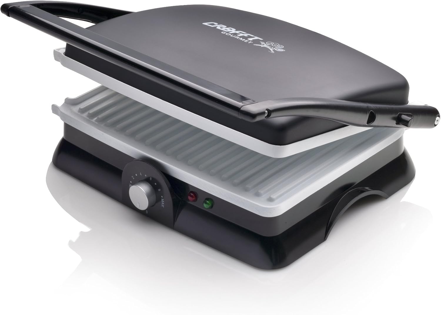 Amazon.de Crafft CPAC2000BL Sandwichtoaster, PaniniGrill, Keramik, 2000 W