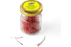 SELMIA, Pure Saffron, All Red Saffron Threads, For Paella, Rice, Desserts, Kabob, Golden Milk, Tea, Risotto, Beverage, Ice cream, Golden Tea & Coffee, 2gr/0.0710z