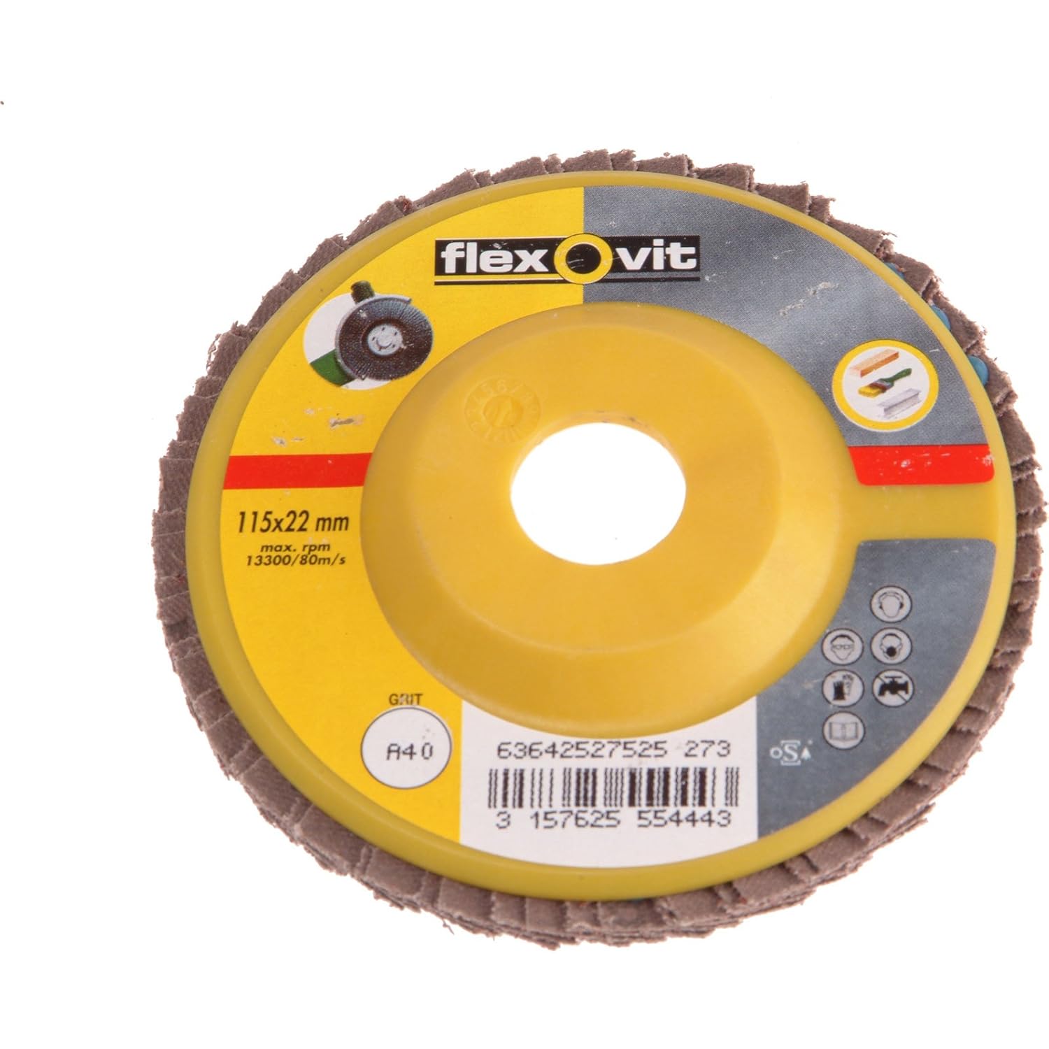 Flap Disc For Angle Grinders 115mm 80g Home Improvement