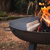 Harbour Housewares 75cm Cast Iron Fire Pit Outdoor Garden Fire Bowl view 6